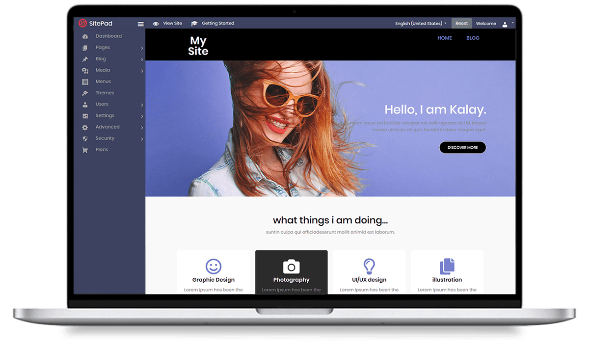 Sitepad Website Builder | PowerlabHosting